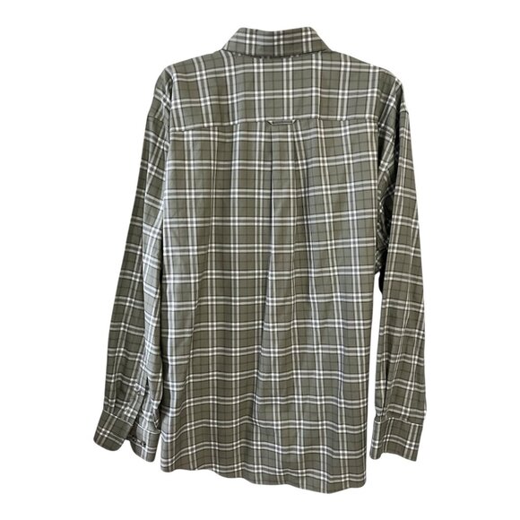 Cabela’s Men’s XL Wrinkle-Free Plaid Button-Down Shirt – Long Sleeve 100% Cotton - Picture 5 of 6